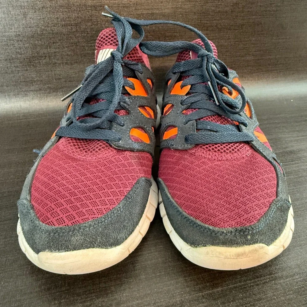 Nike Free Run 2 Womens size 9 Burgundy Maroon‎ DM8915-600 Running Athletic Shoes